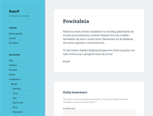 Tablet Screenshot of piotrp.pl